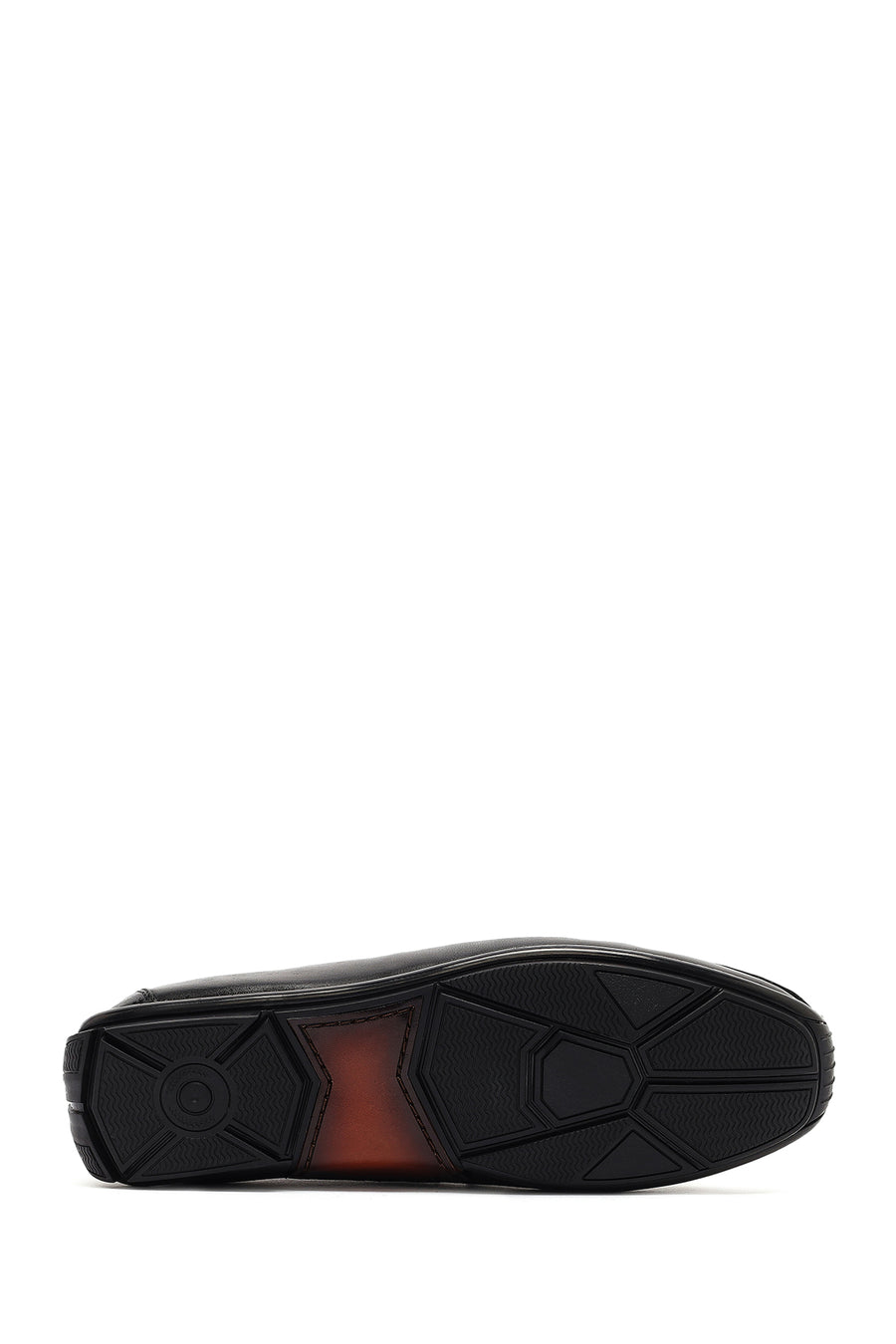 Men's Black Leather Casual Loafer