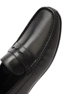 Erkek Siyah Deri Casual Loafer | Derimod