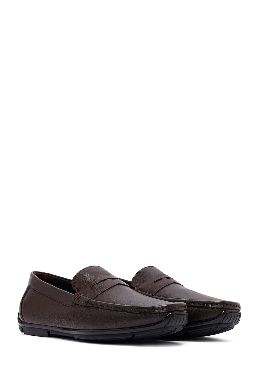 Men's Brown Leather Casual Loafer