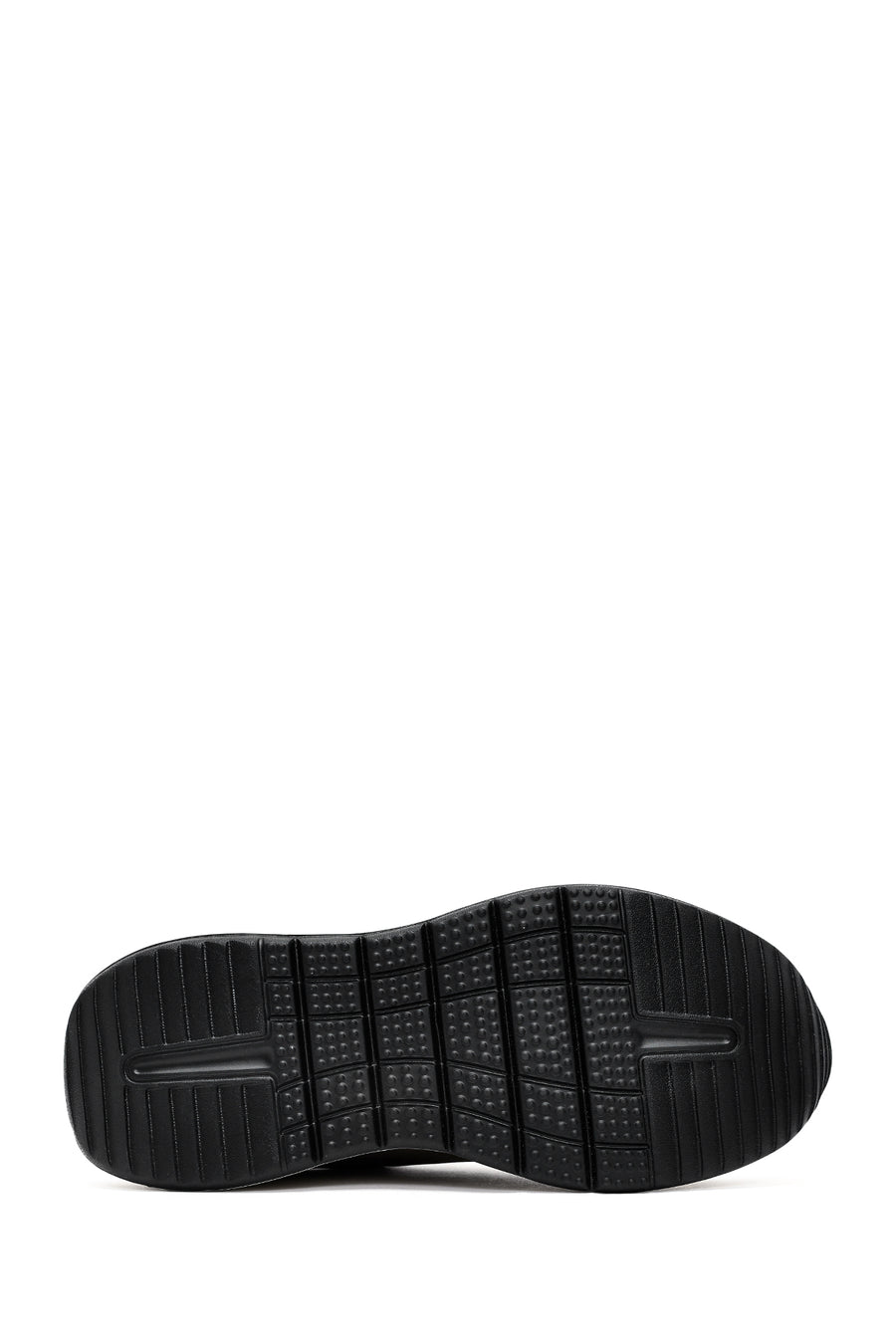 Erkek Yeşil Bağcıklı Kalın Tabanlı Nubuk Deri Sneaker