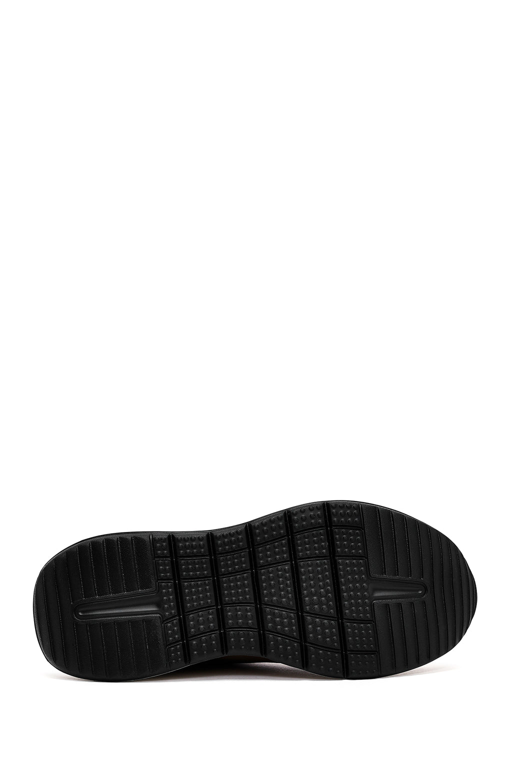Erkek Vizon Bağcıklı Kalın Tabanlı Nubuk Deri Sneaker
