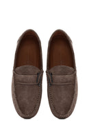 Erkek Vizon Süet Deri Loafer | Derimod