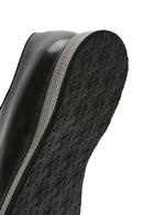 Erkek Siyah Bağcıklı Deri Casual Ayakkabı | Derimod