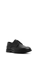 Erkek Siyah Bağcıklı Deri Klasik Ayakkabı | Derimod