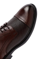 Men's Brown Laced Leather Classic Shoes | Derimod