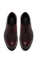 Men's Brown Laced Leather Classic Shoes | Derimod