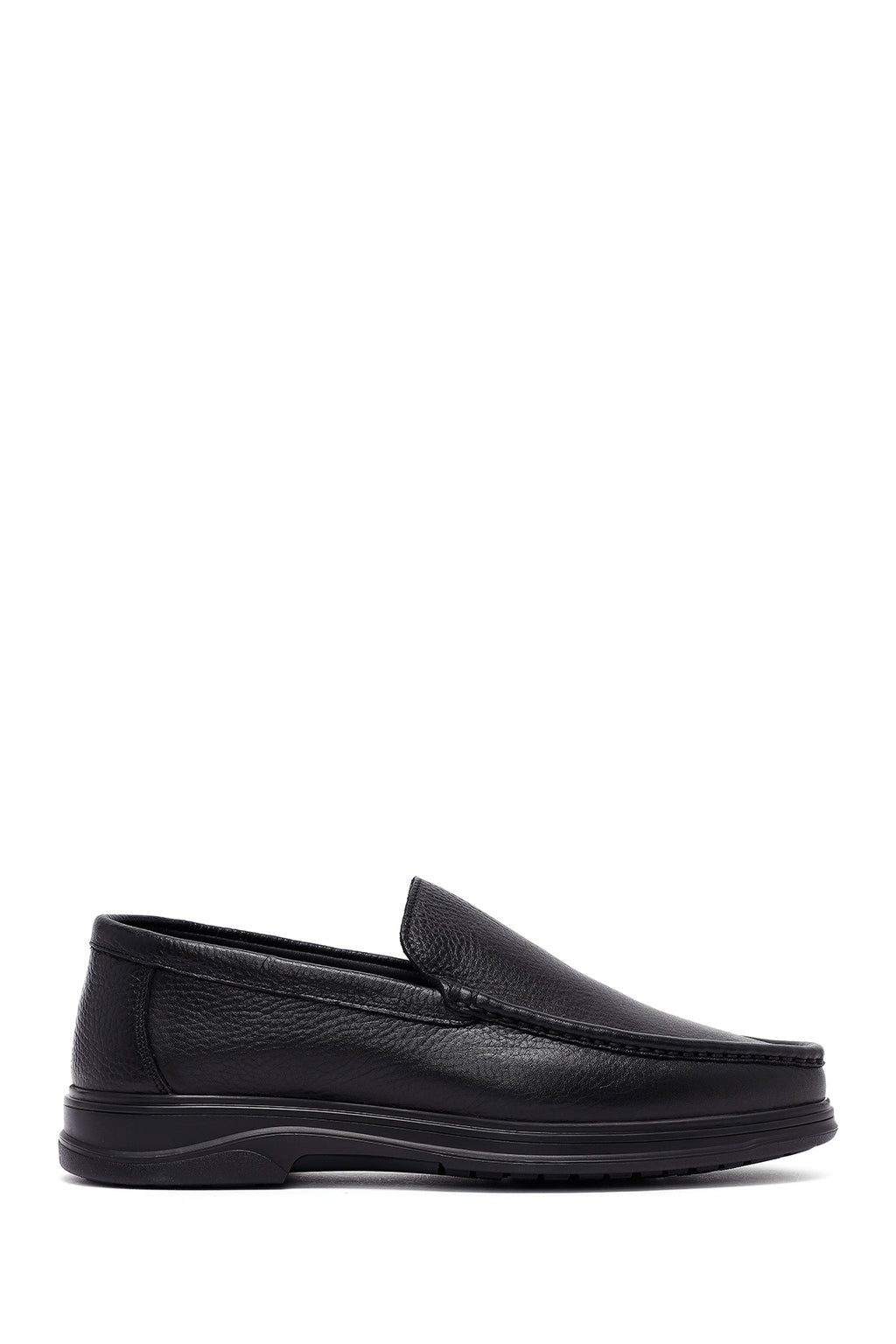Erkek Siyah Deri Comfort Loafer