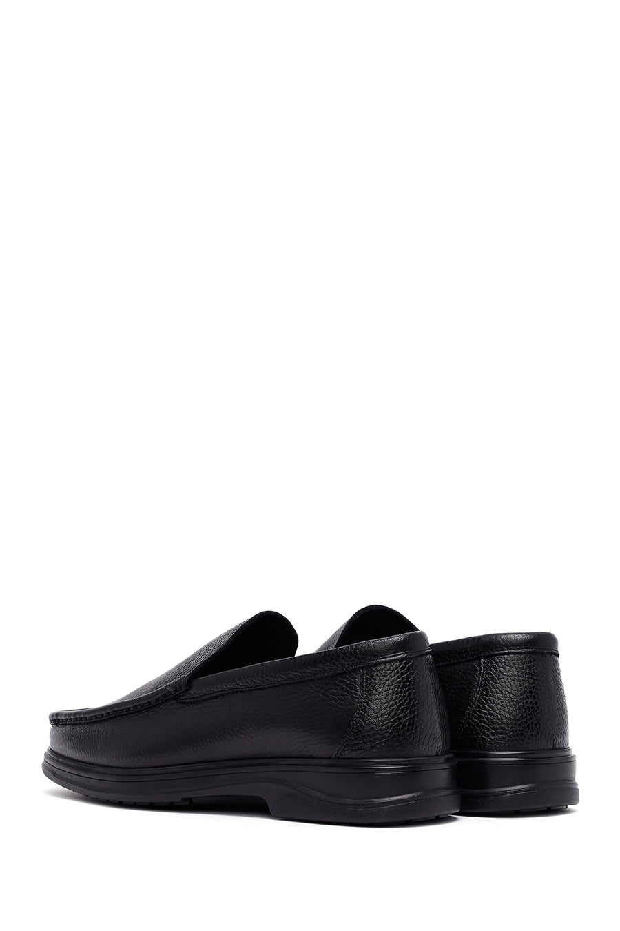 Erkek Siyah Deri Comfort Loafer