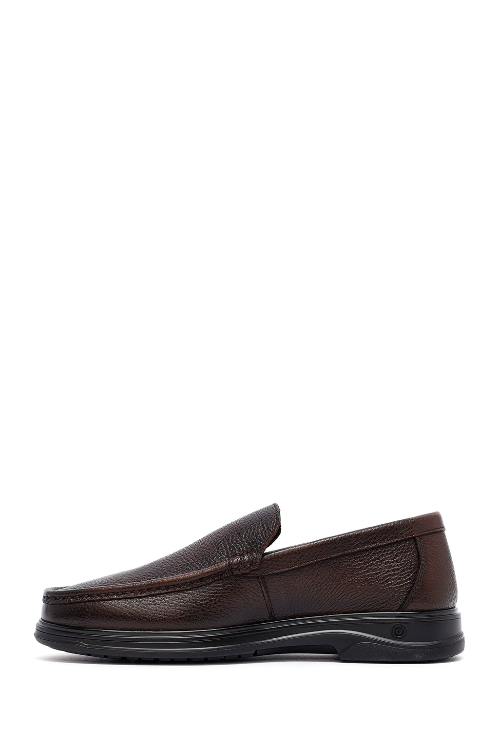 Erkek Kahverengi Deri Comfort Loafer