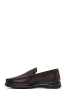 Men's Brown Leather Comfort Loafer | Derimod
