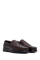 Men's Brown Leather Comfort Loafer | Derimod