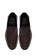Men's Brown Leather Comfort Loafer | Derimod
