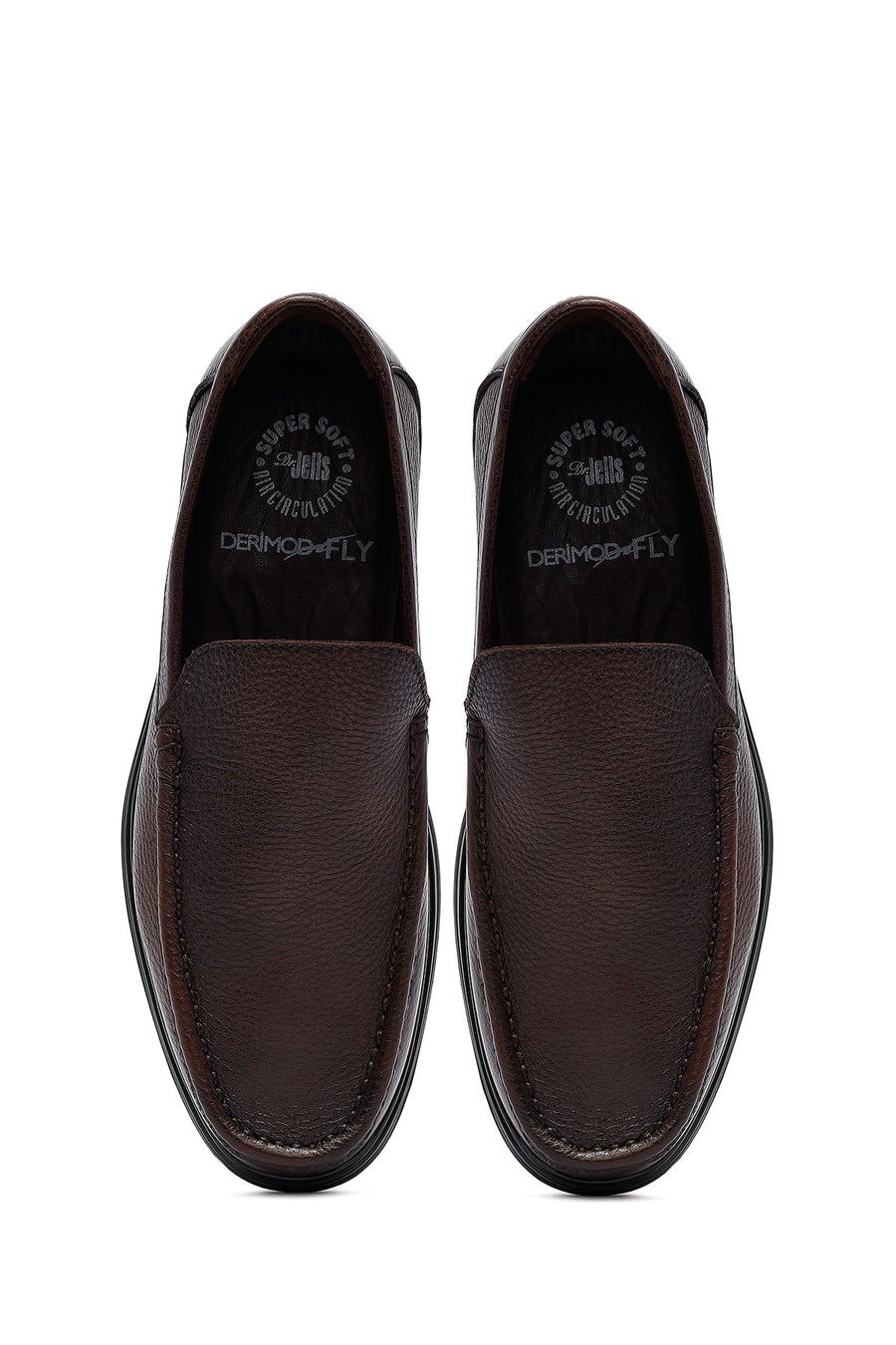 Men's Brown Leather Comfort Loafer