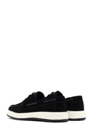 Erkek Siyah Bağcıklı Süet Deri Casual Ayakkabı | Derimod