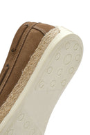 Erkek Bej Süet Deri Casual Loafer | Derimod