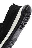 Erkek Siyah Bağcıklı Nubuk Deri Casual Ayakkabı | Derimod