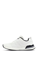 Derimod Zero Erkek Beyaz Bağcıklı Kumaş Sneaker | Derimod