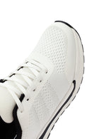 Derimod Zero Erkek Beyaz Bağcıklı Kumaş Sneaker | Derimod