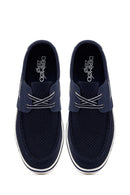 Derimod Zero Erkek Lacivert Bağcıklı Kumaş Casual Ayakkabı | Derimod