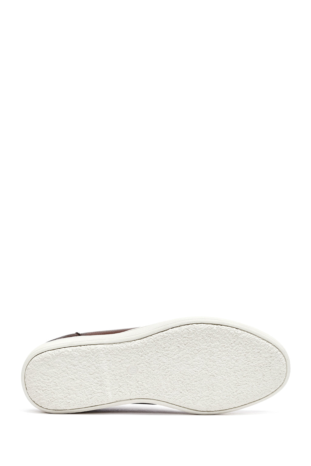 Erkek Kahverengi Deri Sneaker