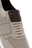 Derimod Zero Erkek Bej Kalın Tabanlı Kumaş Sneaker | Derimod