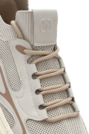 Men's Beige Lace-up Leather Sneaker | Derimod