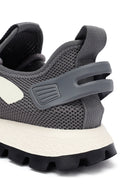 Derimod Zero Erkek Gri Bağcıklı Kalın Tabanlı Kumaş Sneaker | Derimod