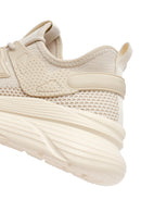 Derimod Zero Men's Beige Laced Thick Soled Fabric Sneakers | Derimod