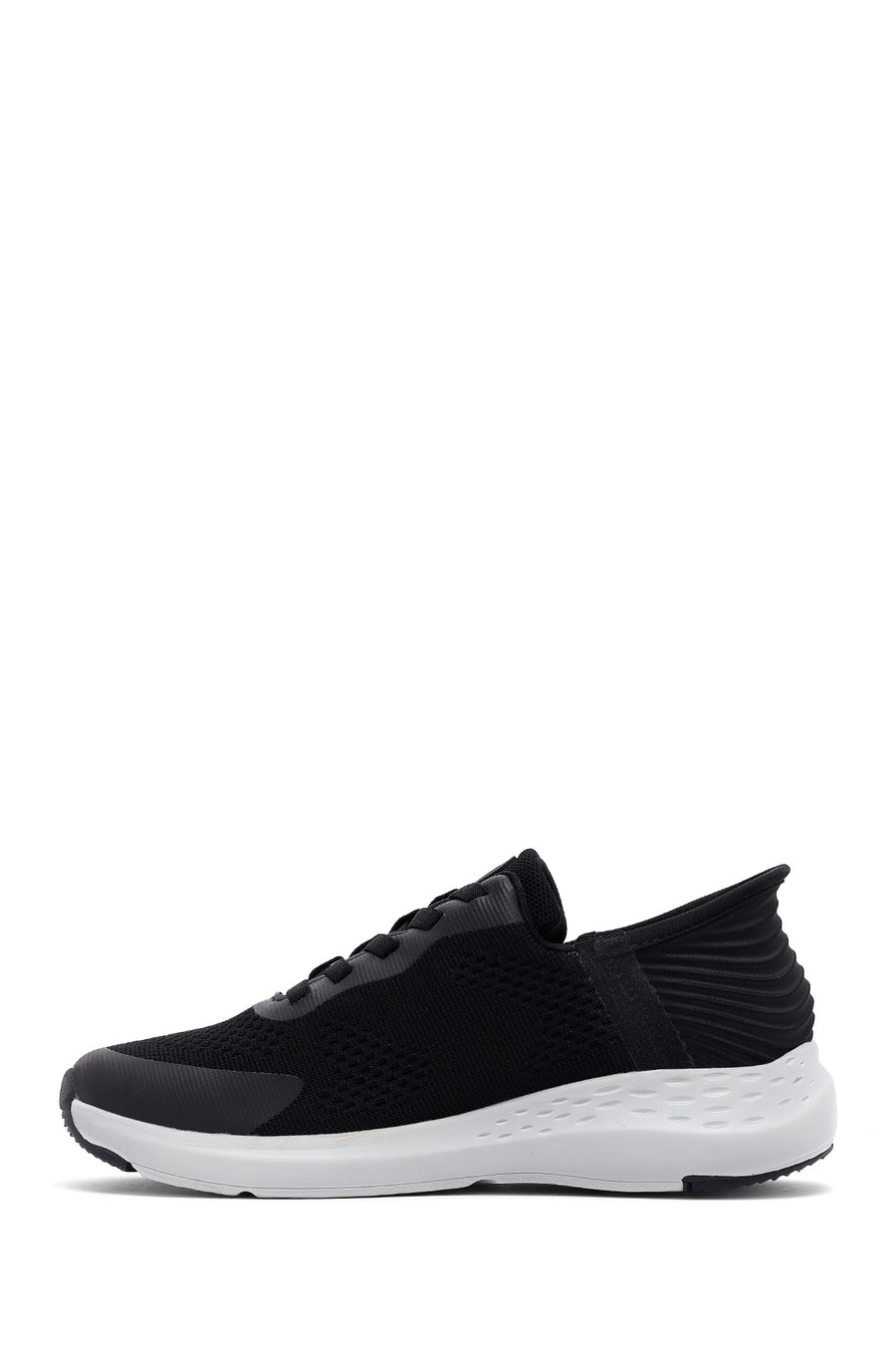 Derimod Zero Men's Black Thick Soled Fabric Sneaker