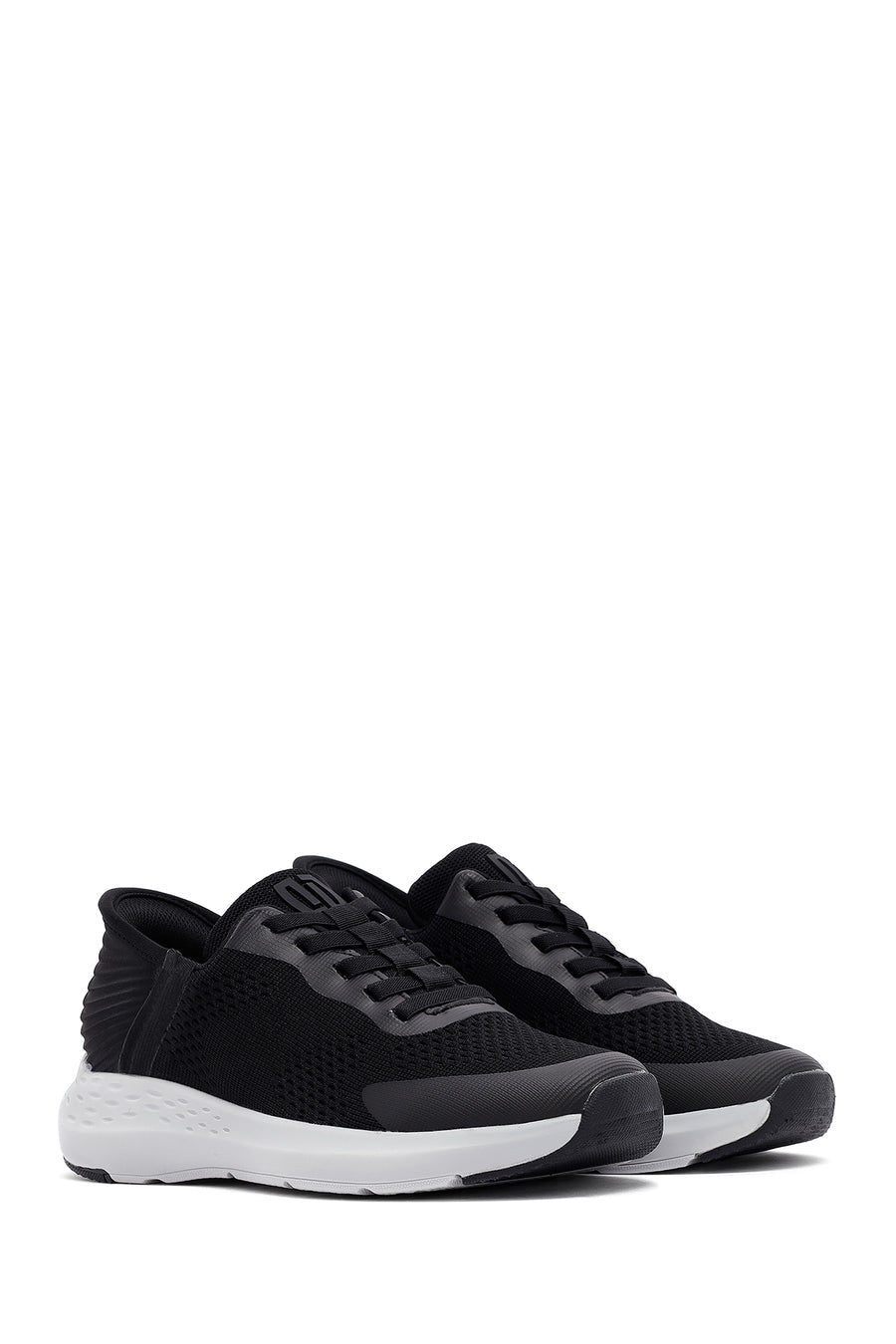 Derimod Zero Men's Black Thick Soled Fabric Sneaker