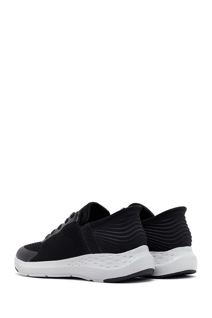 Derimod Zero Men's Black Thick Soled Fabric Sneaker
