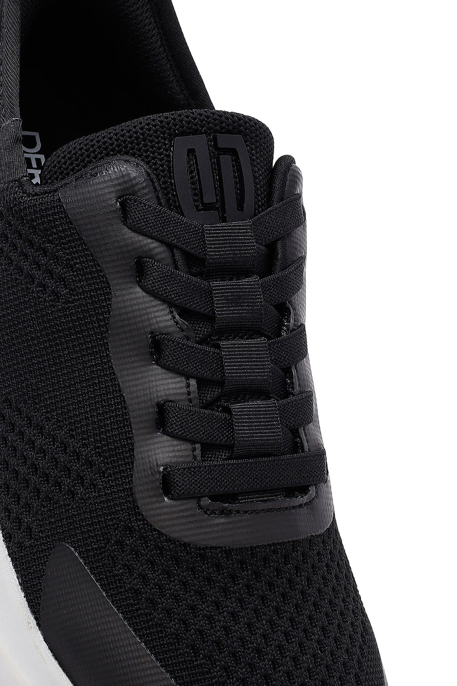 Derimod Zero Men's Black Thick Soled Fabric Sneaker