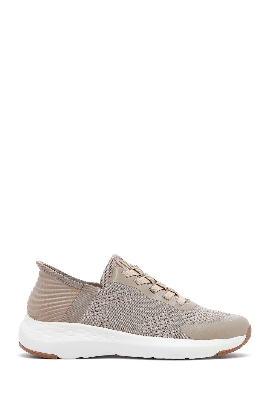 Derimod Zero Men's Beige Thick-Soled Fabric Sneakers 25SFD69486F | Derimod