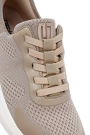 Derimod Zero Erkek Bej Kalın Tabanlı Kumaş Sneaker | Derimod