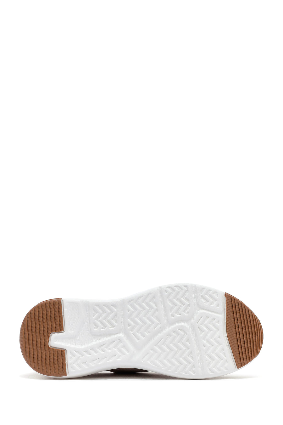 Derimod Zero Men's Beige Thick-Soled Fabric Sneakers