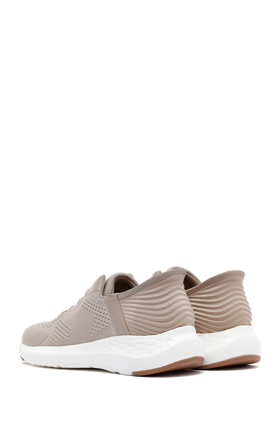 Derimod Zero Men's Beige Thick-Soled Fabric Sneakers