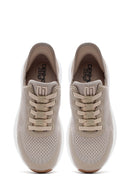 Derimod Zero Erkek Bej Kalın Tabanlı Kumaş Sneaker | Derimod