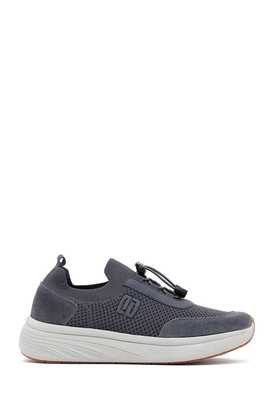 Derimod Zero Men's Gray Thick Soled Fabric Sneaker 25SFD69506F | Derimod