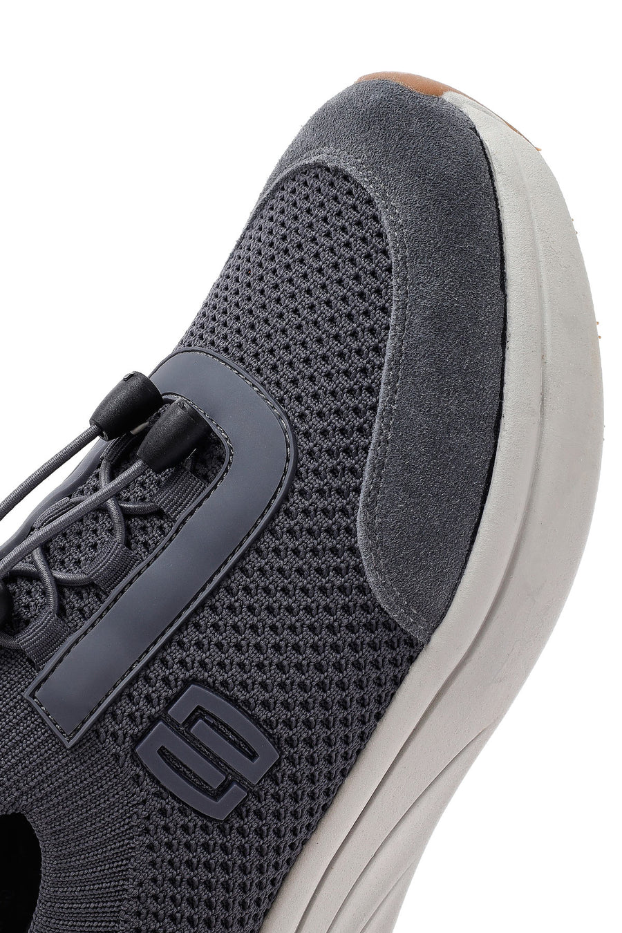 Derimod Zero Men's Gray Thick Soled Fabric Sneaker