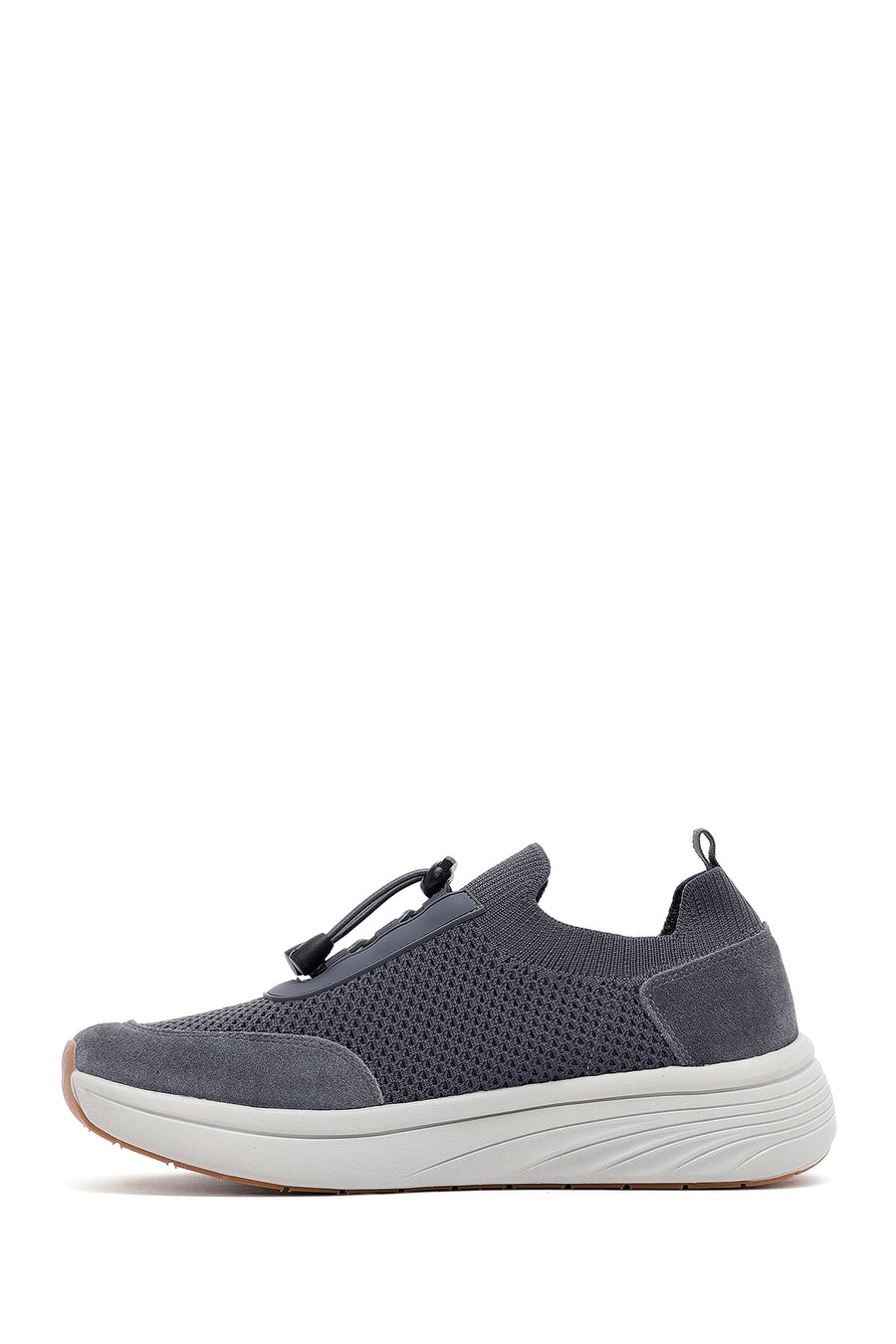 Derimod Zero Men's Gray Thick Soled Fabric Sneaker