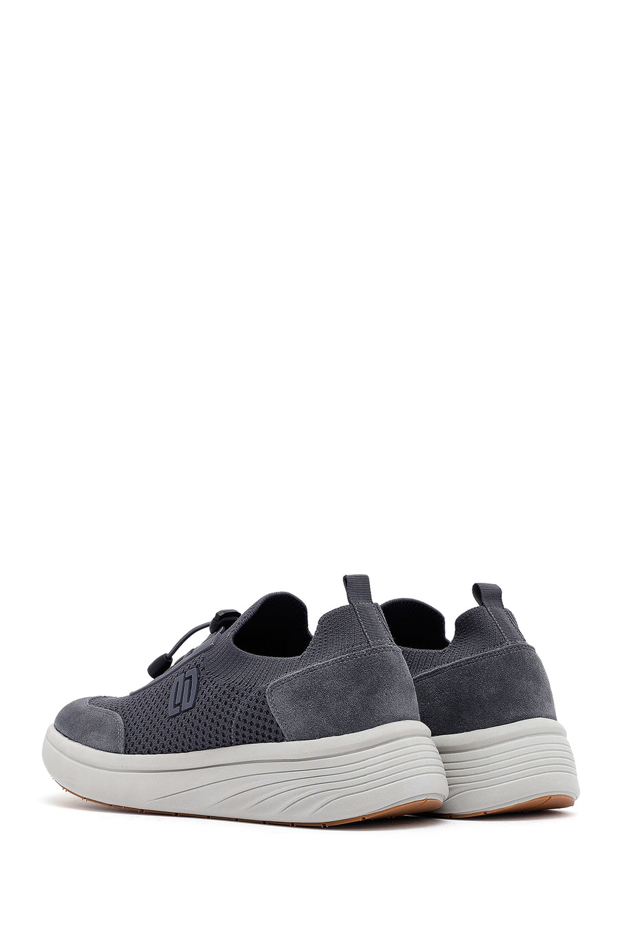 Derimod Zero Men's Gray Thick Soled Fabric Sneaker