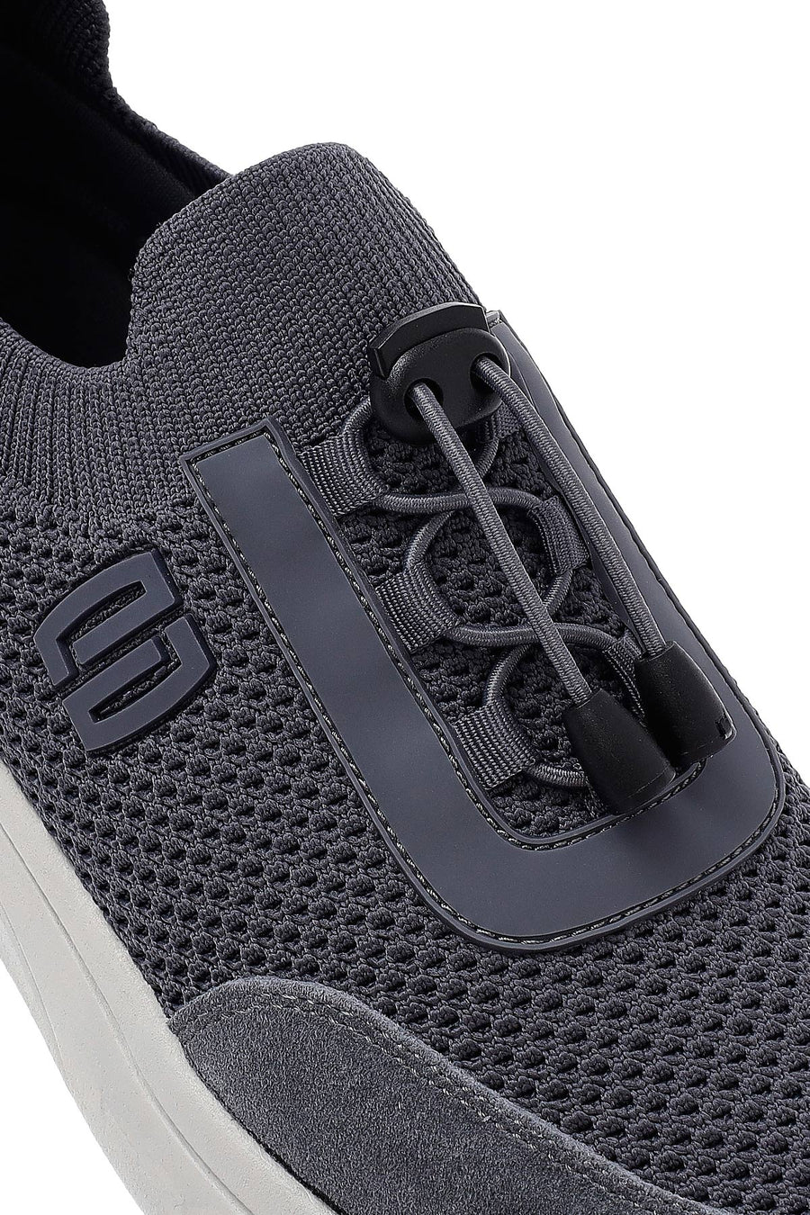 Derimod Zero Men's Gray Thick Soled Fabric Sneaker