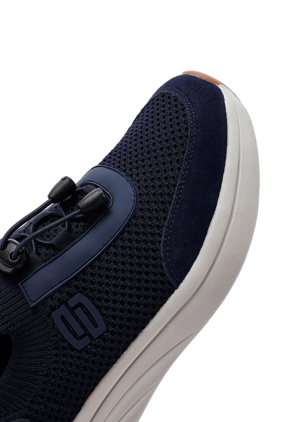 Derimod Zero Men's Navy Blue Thick-Soled Fabric Sneaker