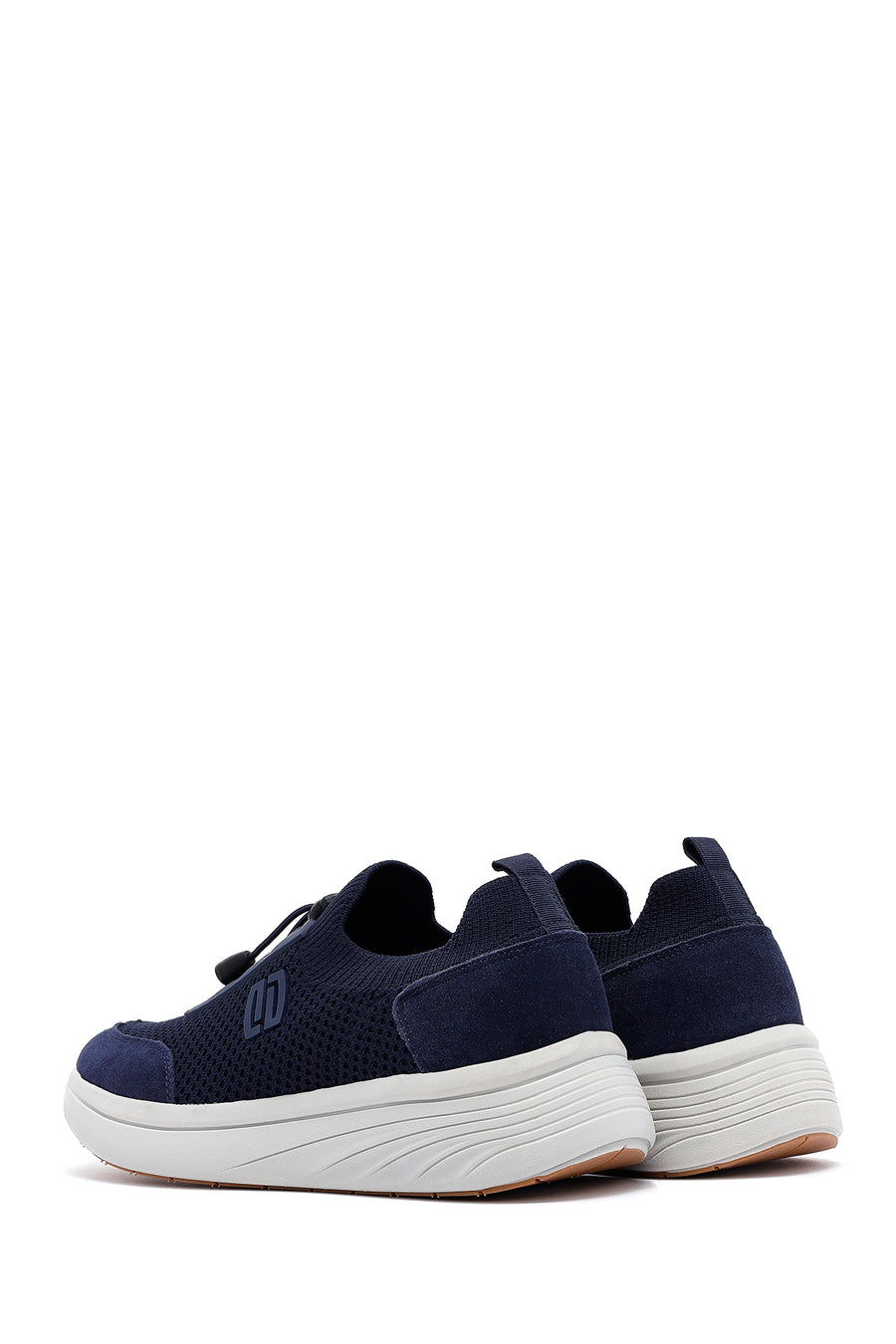 Derimod Zero Men's Navy Blue Thick-Soled Fabric Sneaker