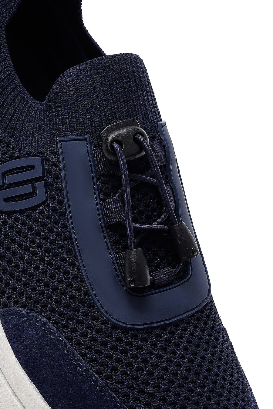 Derimod Zero Men's Navy Blue Thick-Soled Fabric Sneaker