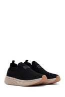 Derimod Zero Erkek Siyah Kalın Tabanlı Kumaş Sneaker | Derimod