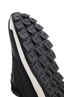 Erkek Siyah Bağcıklı Kalın Tabanlı Deri Sneaker | Derimod