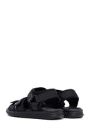 Erkek Siyah Kumaş Sandalet | Derimod