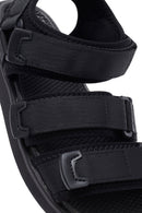 Erkek Siyah Kumaş Sandalet | Derimod