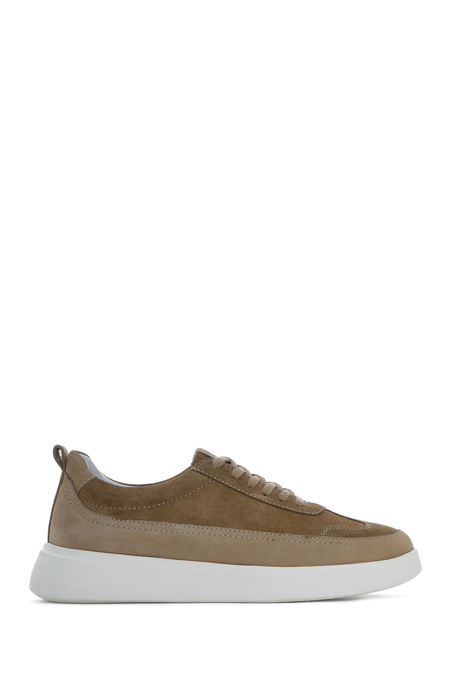
Men's Mink Lace-Up Thick Sole Leather Sneaker
 25SFD700214 | Derimod